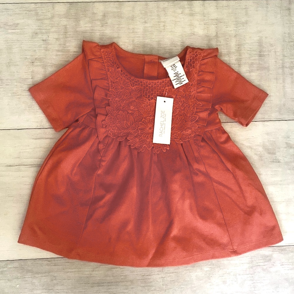 Rachel Zoe Orange Baby Dress NWT